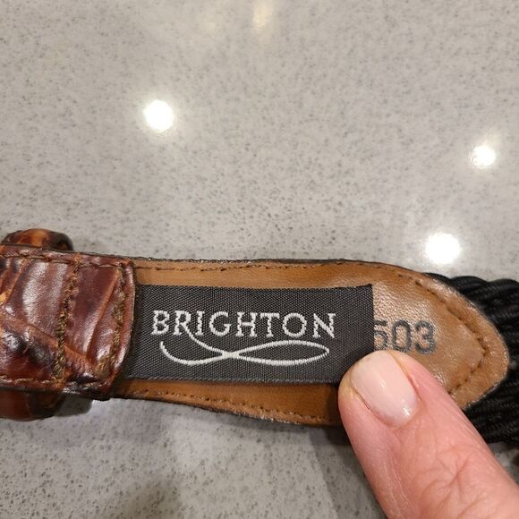 COPY - Brighton woven black belt - Picture 4 of 7